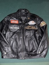 1983 Original HOG Harley-Davidson Leather Jacket (Limited Leather) Size Large picture