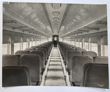 c1940s PRSL #9113 Passenger Coach Interior Pennsylvania Reading 8x10 Photo picture