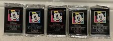 (5) 1991 Collector's Cards Packs New Factory Sealed Mickey Mouse Disney picture