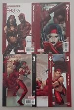 Ultimate Elektra Set/Run #1-5 Complete (2004 Marvel) ALL High Grade picture