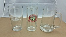 Three Vintage Beer Glasses 2 Are Beer Mugs picture