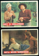 (2) 1955 TOPPS DAVY CROCKETT CARDS picture