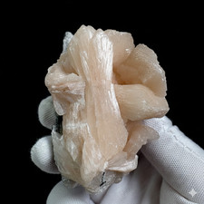 Natural Peach Stilbite Cluster India Crystal Raw Mineral Specimen Cleansing picture