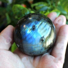 40mm Natural Multicolor Labradorite Ball Quartz Crystal Sphere Reiki Healing picture