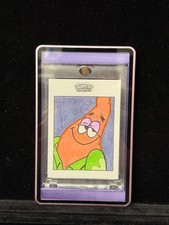 2025 Topps Chrome SpongeBob 25th Patrick Artist Auto Autograph Sketch #1/1 picture