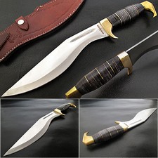 EXTREME Duty Jungle KUKRI Knife CRUCIBLE CP Steel Standalone SURVIVAL Machete picture