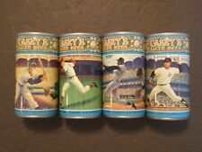 Casey's Lager BEER Can Set of 4 Baseball Legends Valley Forge Brewing Co Pa Ohio picture