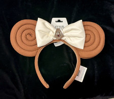 NWT Disney Parks Star Wars Princess Leia Buns Ears Headband picture