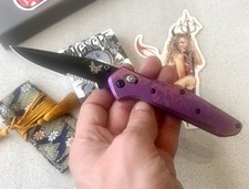 Benchmade 943S Osborne 1/1  Special PURPLE TITANIUM LIMITED RARE, 943 Top Class picture