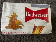 Display 2005 Budweiser Beer throwback Six Pack With 12oz Cans, Saint Louis, Mo picture