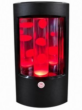 Vintage Rinco Lava Lamp Mirrored Red RARE MINT Condition picture