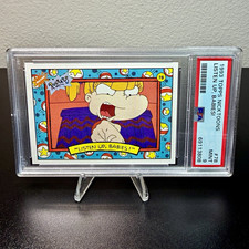 1993 TOPPS Nicktoons Rugrats Listen Up, Babies #78 PSA 9 Angelica Pop 1  picture