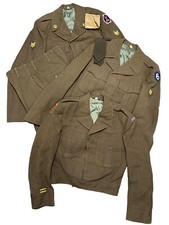 Vintage US Army Uniforms: Three Jackets, One Pair Pants, One Cap, One Tie picture