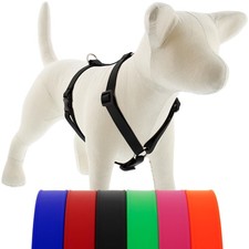 LupinePet Splash Waterproof Dog Harness, Medium, Black, 3/4