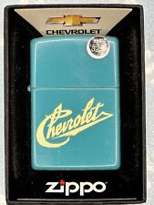 2022 Chevrolet Turquoise Blue Zippo Lighter NEW picture