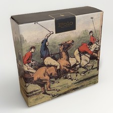 NOB Vintage Ralph Lauren Polo Set Of 4 1988 Korea 12 oz Equestrian Coffee Mugs picture