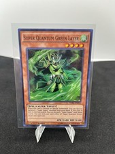 Yu-Gi-Oh Super Quantum Green Layer 1st Edition Holofoil Card picture