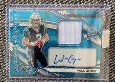 Will Grier Auto 2019 Panini Spectra Aspiring Rookie Patch Autograph /75 Panthers picture