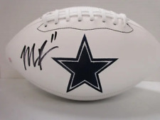 Micah Parsons of the Dallas Cowboys signed autographed logo football PAAS COA CO picture