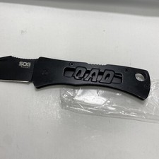 10pack Deal SOG Micron II QAD Pocket Knife Lockback Plain Edge Blade New KNIFE picture