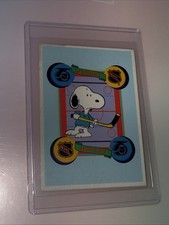 Vintage Rare Promo Y2K Prototype Peanuts Snoopy Hockey NHL Rookie Baseball Card picture