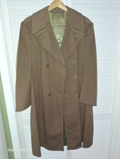 1942 WW2 US Army Reliable Co Overcoat Collar Winter Wool Coat BELT💥SEND OFFERS picture