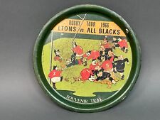 1966 BRITISH LIONS vs ALL BLACKS RUGBY FootBall SOUVENIR METAL TRAY - DISNEY 12