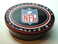 Vintage NFL 1990's football collectors tin in good condtion picture