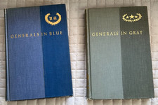 Ezra J. Warner Generals in Blue & Generals in Gray 1959 & 1964 Civil War Books picture