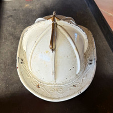 Vintage Cairns leather fire helmet picture