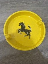 Unused Ferrari Genuine Bitossi Made in Italy Ashtray Rare Yellow 9.4 in picture