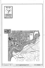 Washington DC 1901 L'Enfant-McMillan Plan City Map Sheet 19 South West picture