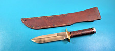 Custom Dan Stranahan Fighter Commando Knife + Leather Sheath picture