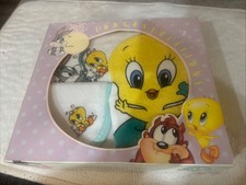 Vintage 1999 Gerber Baby Looney Tunes 3 Piece Bath Gift Set Brand New NOS RARE picture