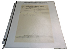 NOVEMBER 1969 KENTUCKY AND TENNESSEE RAILWAY TRAIN ORDER  picture