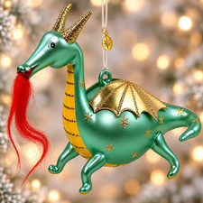 Christopher Radko Italian Glass Ornament Dragon Fly #01-0878-0 box 7