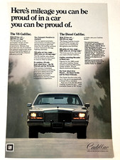 1981 Cadillac Fleetwood Brougham Print Ad Diesel V-6 picture