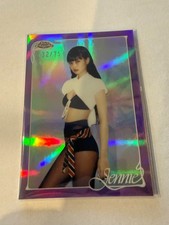 2026 Topps Chrome x Jennie #28 Jennie Purple Refractor /75 K-pop picture
