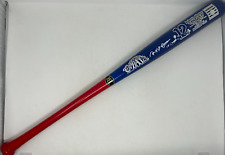Roberto Alomar Signed Custom Cooperstown Red And Blue HOF Bat PSA 018 picture