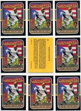 1986 DONRUSS LEAF MLB BASEBALL ROBERTO CLEMENTE #612 LOT OF (9) CARDS picture