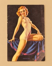 Vintage Billy DeVorss Streamlined #7223 Pin-Up Print Period Original picture