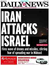 +New York Post and NY Daily News - Iran Attacks (2 Papers) 4/14/24 picture