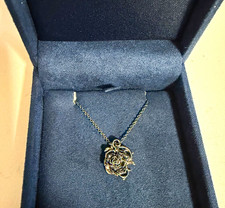 Enchanted Disney Fine Jewelry Disney Maleficent Rose Pendant Necklace picture