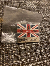 2012 London Olympic pin - Getty Images - Union Jack - Union Flag - Rare picture