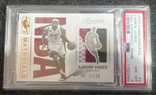 2013-14 Panini Prestige NBA Materials Prime #2 LeBron James Patch Card /25 POP 1 picture