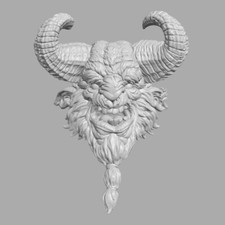 The Faun half man goat v1 custom head for Mythic Legions & other action figures picture