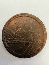 RARE Native Alaska Copper 12 1/2 Cent Valdez Coin picture
