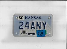 KANSAS 2015 license plate 