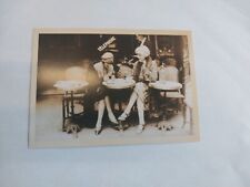 Terasse De Cafe 1924 Paris France Postcard Flappers At Cafe 2 Women picture