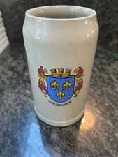 Vintage Wiesbaden Oktoberfest Mug Beer Stein West Germany Blue Crown picture